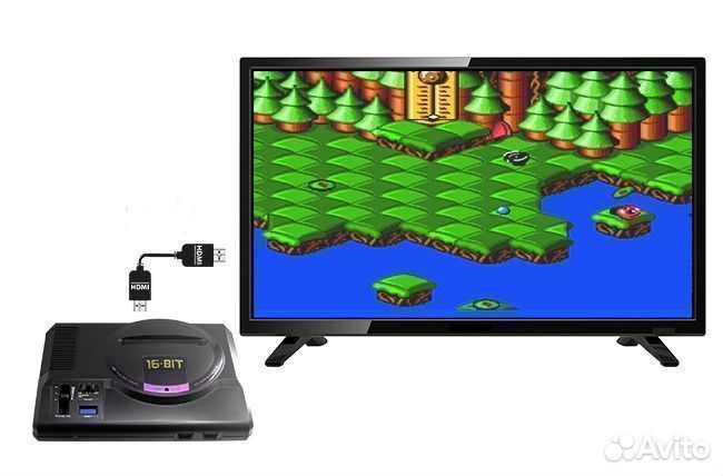 Sega Retro Genesis HD Ultra + Беспроводные джойсти