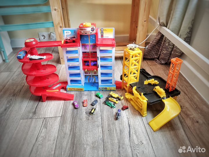 Детские игрушки парковка 2 набора