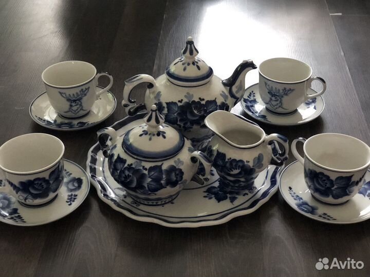 Чайный сервиз гжель