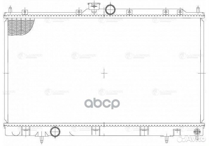 Радиатор охл. для а/м Mitsubishi Lancer IX (00