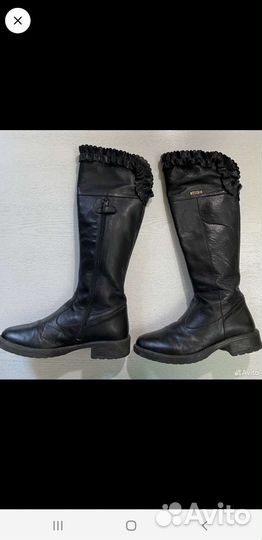 Сапоги moschino для девочки 35 кожа