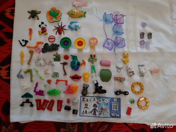 Игрушки из Киндера 90х, запчасти, Холодное сердце