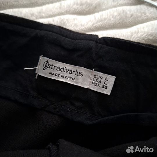 Юбка черная Stradivarius