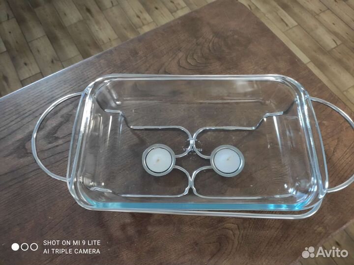 Блюдо с подогревом