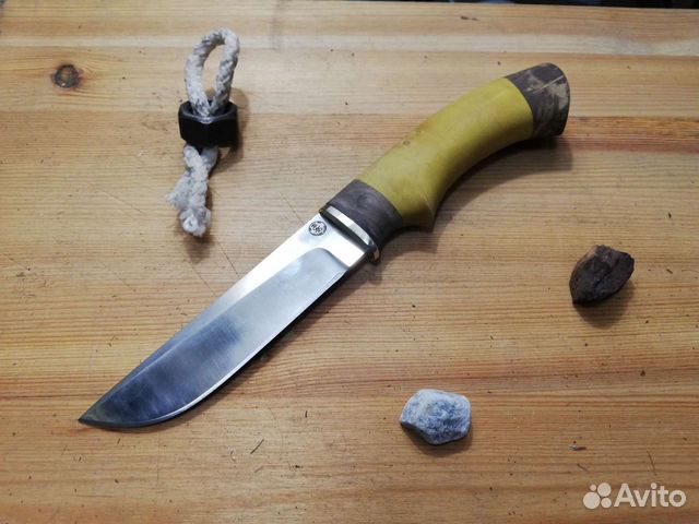 Охотничий нож, сталь s390