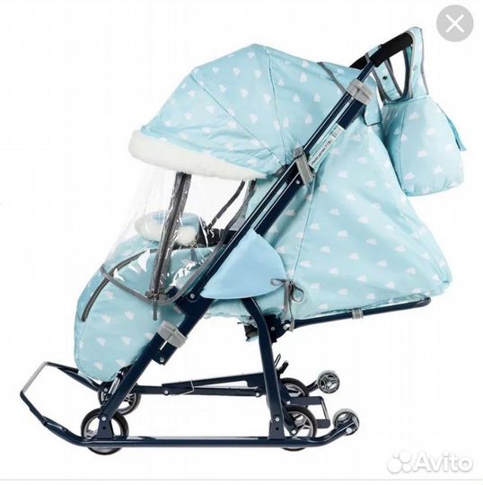 Санки коляска nika