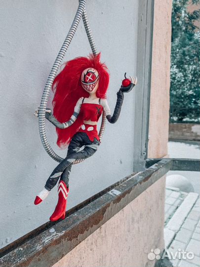 Авторская кукла Cherry Boomb (Hazbin Hotel)