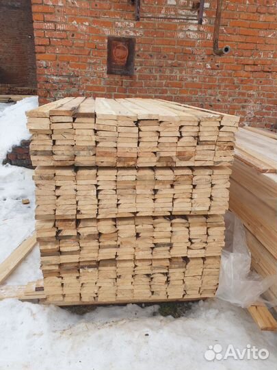 Доска заборная обрезная