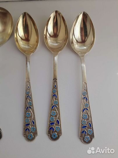 Серебряные чайные ложки СССР