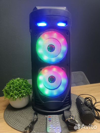 Портативная колонка с караоке Новая