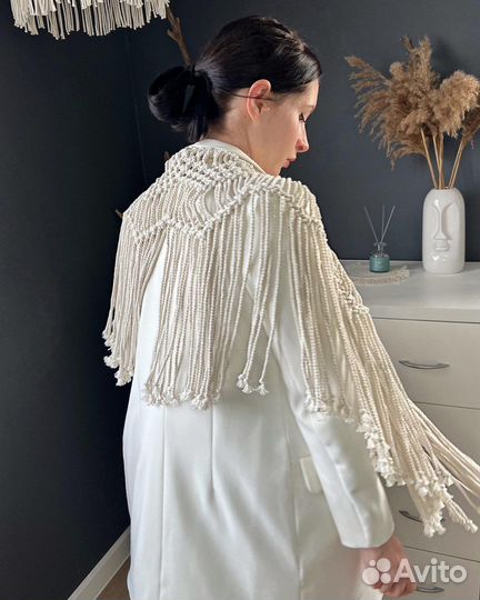 Накидка макраме