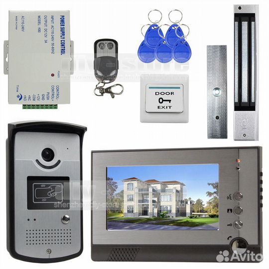 Монтаж видеонаблюдения, домофонов