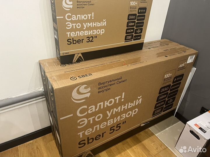 Телевизор sber SDX-55U4127