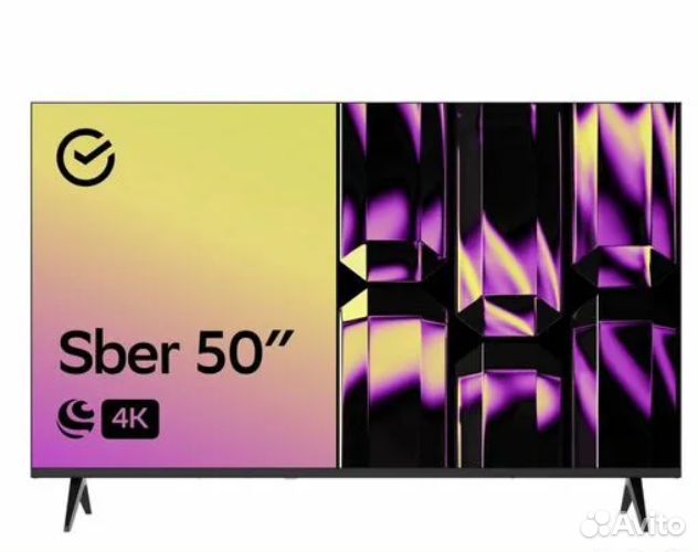 Телевизор Sber SDX50U4123B, 50