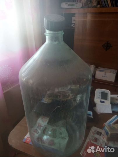 Бутылка стеклянная 20 литров