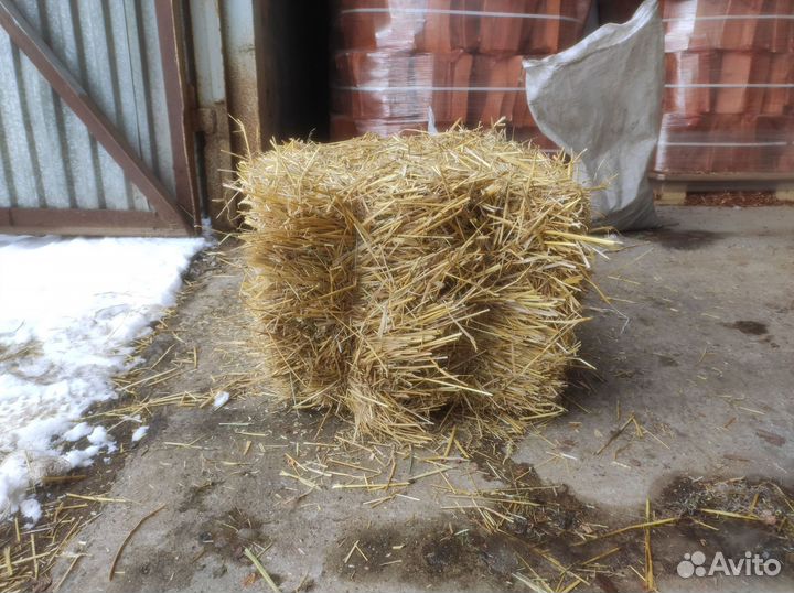 Солома в тюках с доставкой