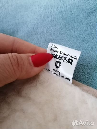 Новое шерстяное одеяло с хлопковым верхом