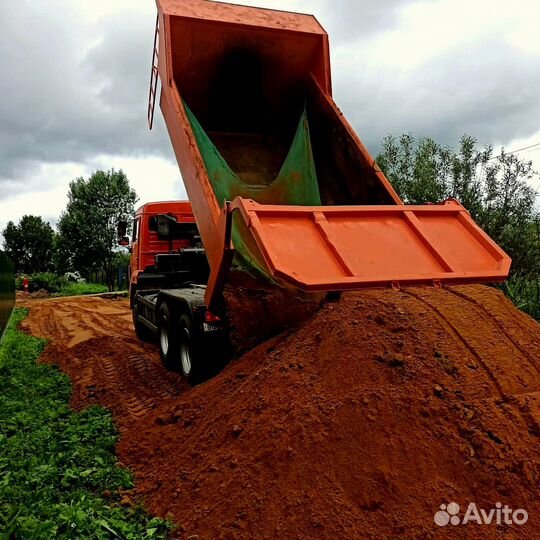 Песок карьерный доставка