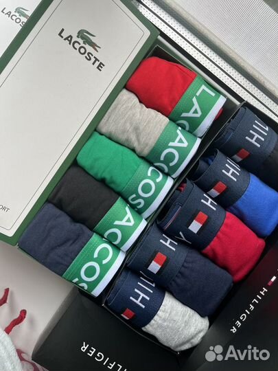 Трусы мужские боксеры lacoste tommy calvin klein