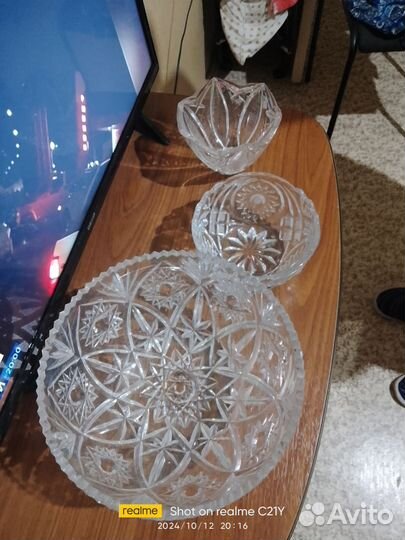 Хрустальная ваза