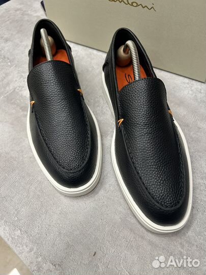 Лоферы santoni мужские