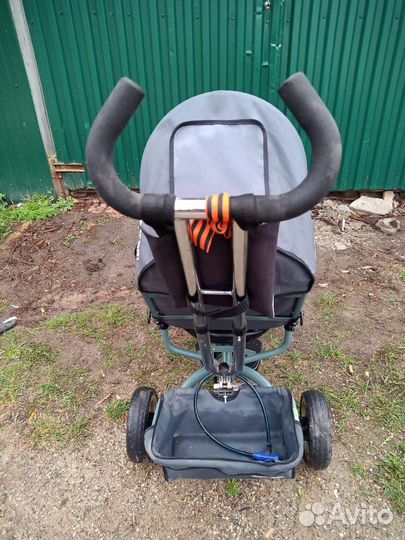 Велосипед коляска с ручкой