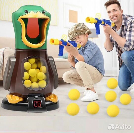Игровой набор «Утка с 2 бластерами и шариками»