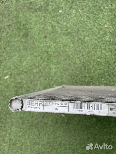 Радиатор кондиционера мл 164 кузов