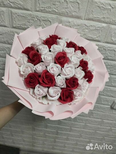 Букет цветов из мыла