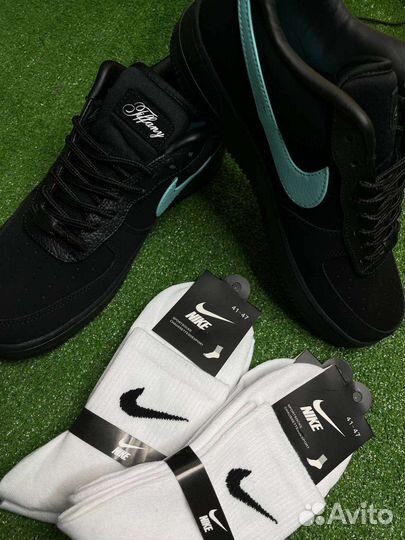 Белые носки nike