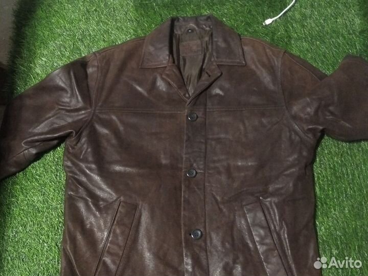 Кожаная куртка мужская