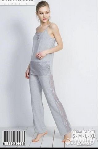 Пижама комплект из вискозы Турция