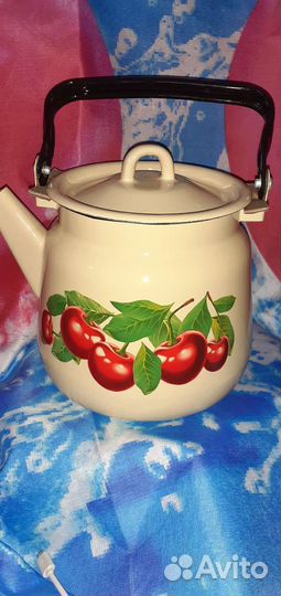 Новый эмалированный чайник 3,5 литра