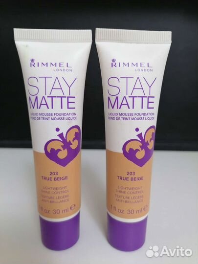 Тональный крем-мусс Rimmel stay matte
