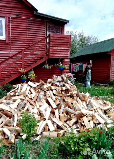 Дрова колотые сухие