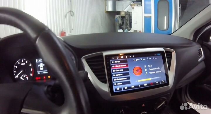 Новая магнитола Hyundai Solaris 2 2017 2021 камера