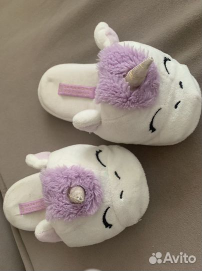 Тапочки домашние детские