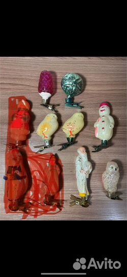 Елочные игрушки СССР