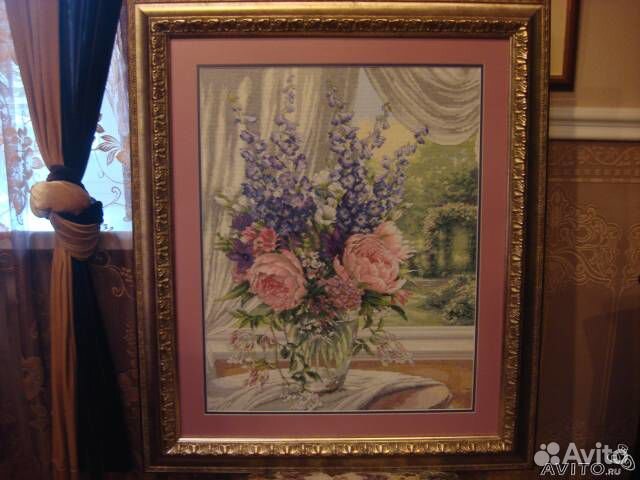 Картина вышивка 