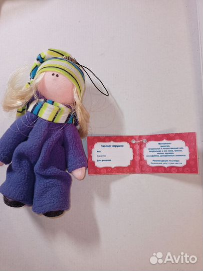 Кукла ручная работа Dollru