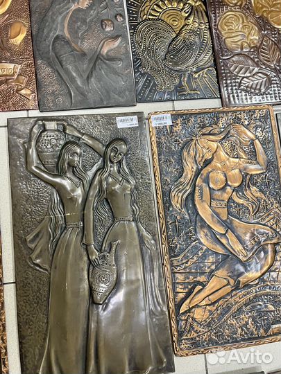 Картина чеканка СССР