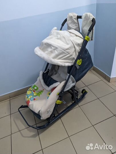 Коляска-санки