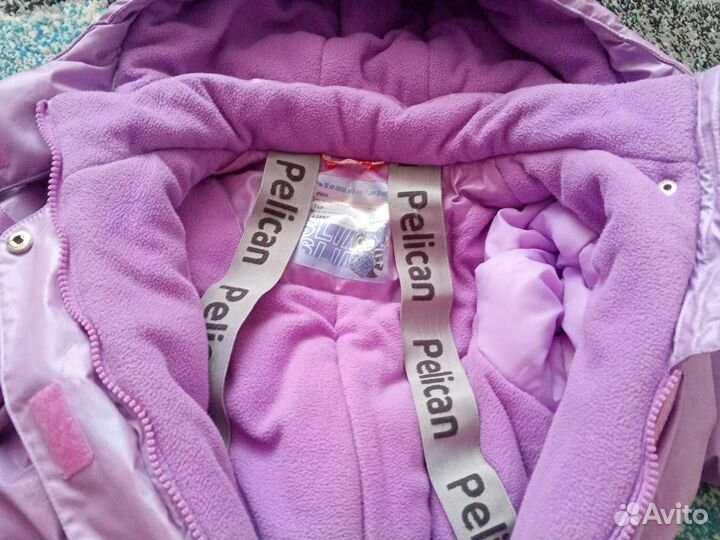 Зимний комбинезон для девочки 116 122
