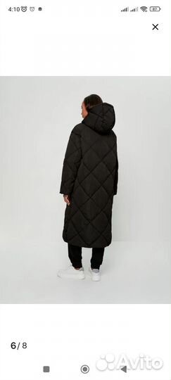 Пуховик женский длинный