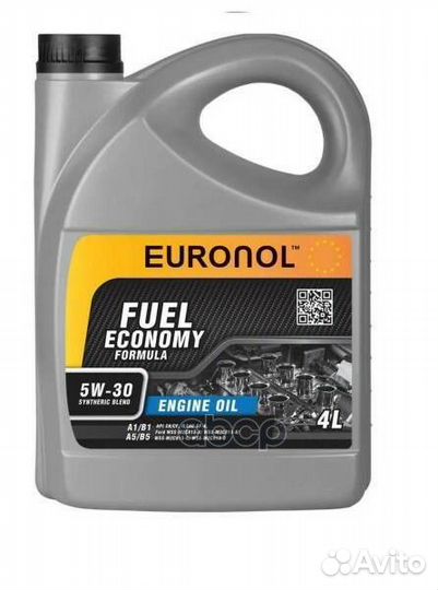 Моторное масло euronol fuel economy formula 5w