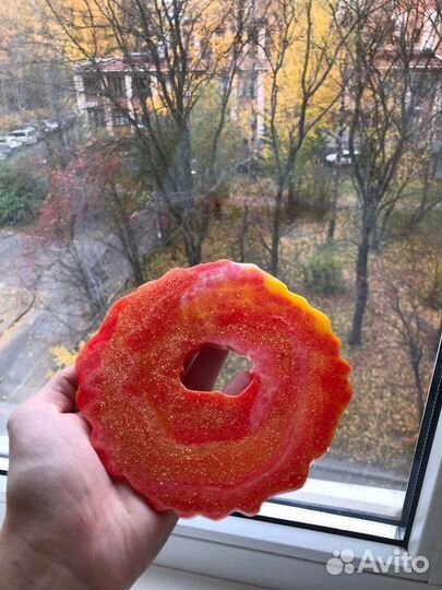 Подставка под горячее из эпоксидной смолы