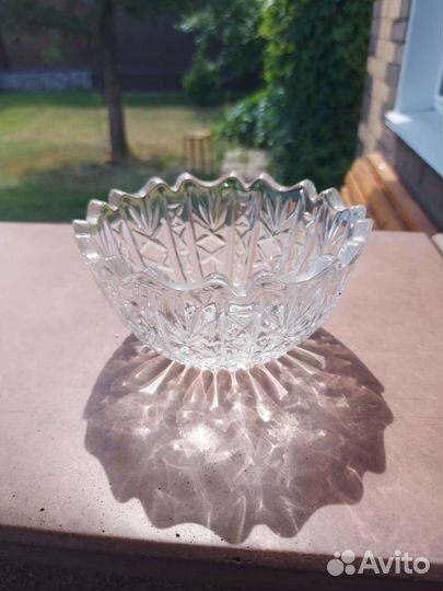 Салатник хрустальный