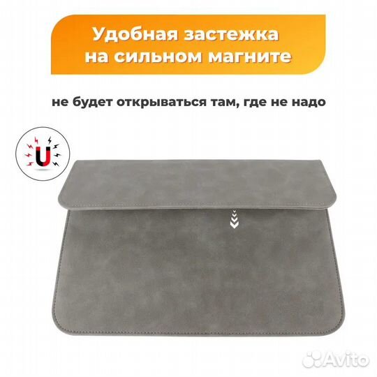 Чехол для ноутбука Macbook Air/Pro 13 M1