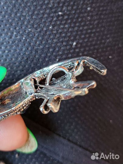 Брошь кулон Кошка