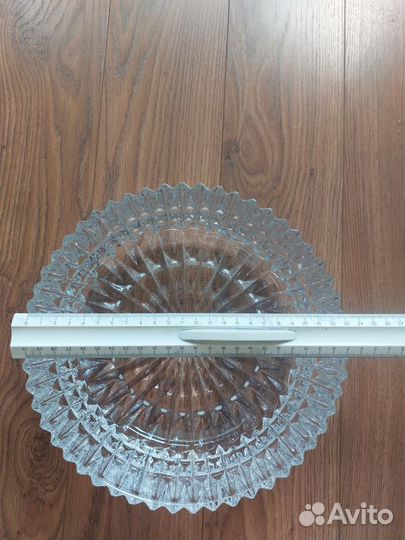 Ваза для фруктов, салатник, хрусталь